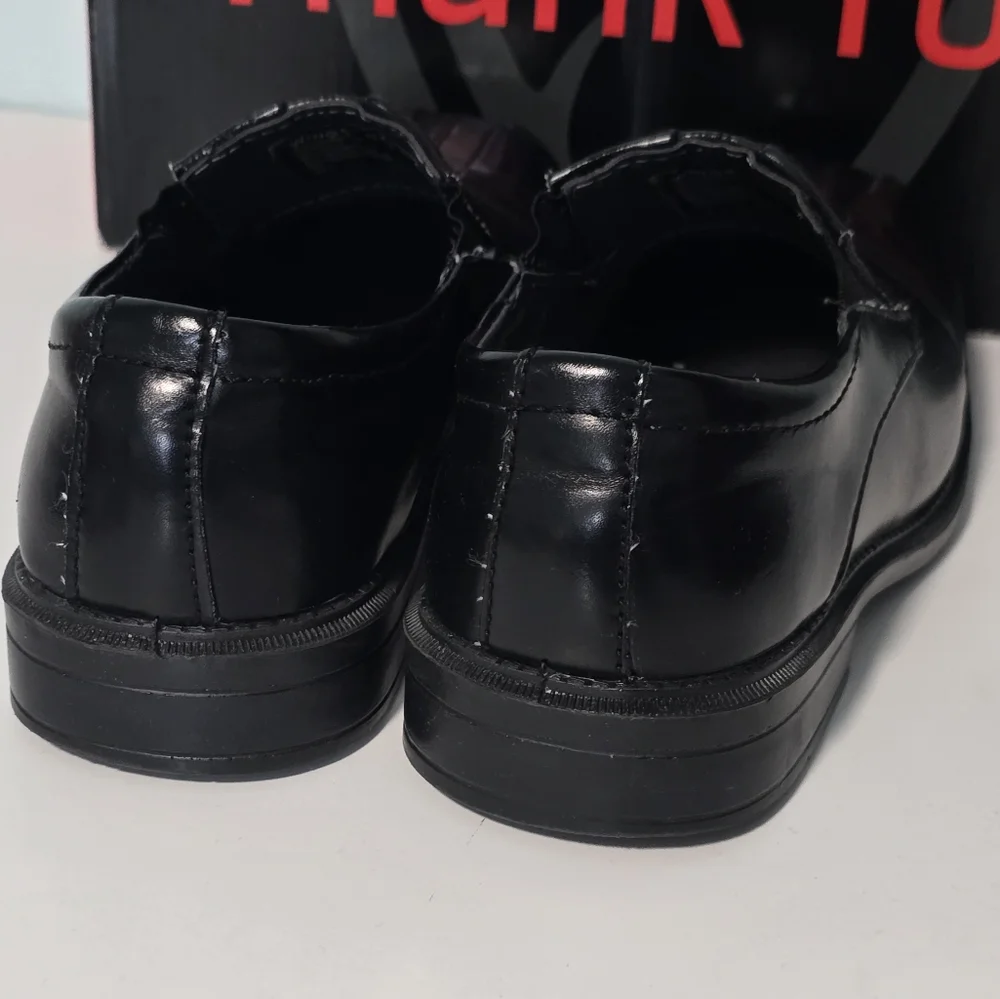 Deer Stags Boys' Size 13.5 Black Dress Shoes